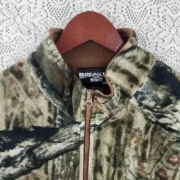 Break Up Infinity Mossy oak Camo Zip up Pullover Women's Sweatshirt XL - Picture 3 of 8